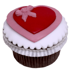Cup Cake With Sugar Paste (Valentines) - WILTON PATISSERIE