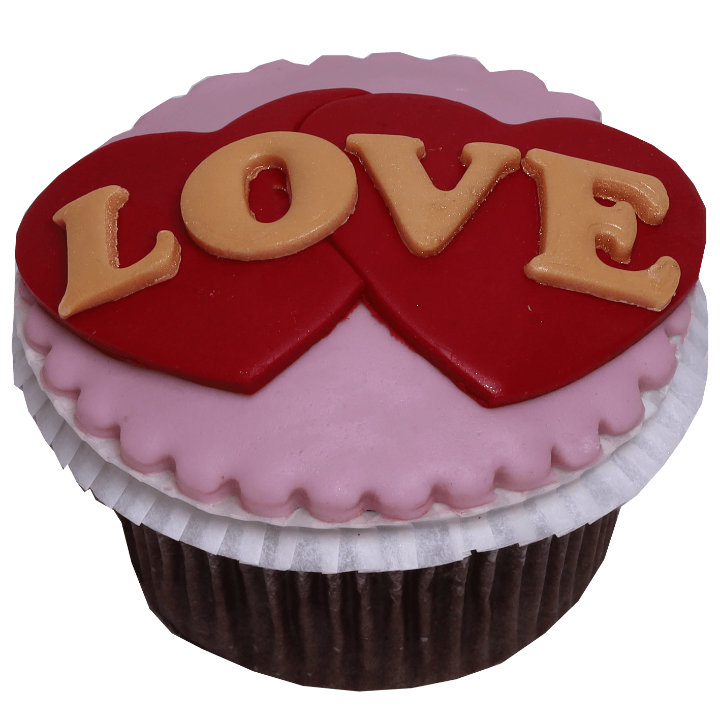 Cup Cake With Sugar Paste (Valentines) - WILTON PATISSERIE