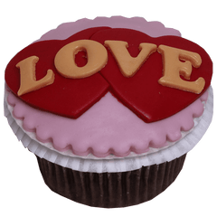 Cup Cake With Sugar Paste (Valentines) - WILTON PATISSERIE