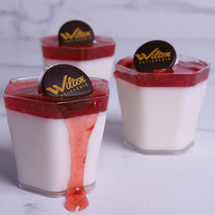 Panna Cotta with Strawberry Jam (in a cup) - Coctail Sweets - WILTON PATISSERIE