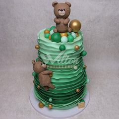 V.12.a TEDDIES - Christening Cake - WILTON PATISSERIE