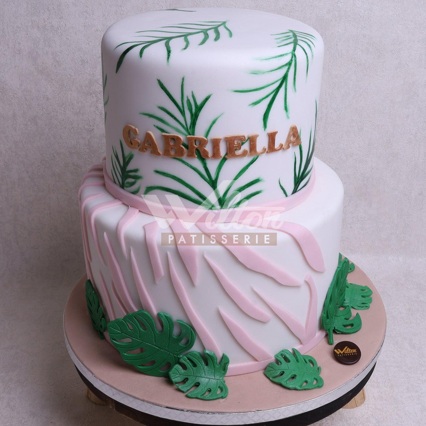 V.14.a JUNGLE - Christening Cake - WILTON PATISSERIE