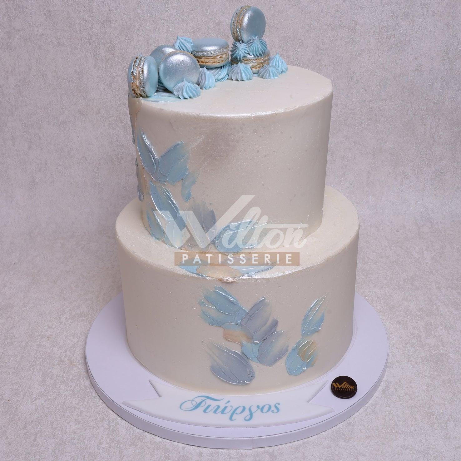 V.17.b MACARONS - Christening Cake - WILTON PATISSERIE