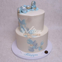 V.17.b MACARONS - Christening Cake - WILTON PATISSERIE