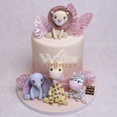 V.19.a ANIMALS - Christening Cake - WILTON PATISSERIE