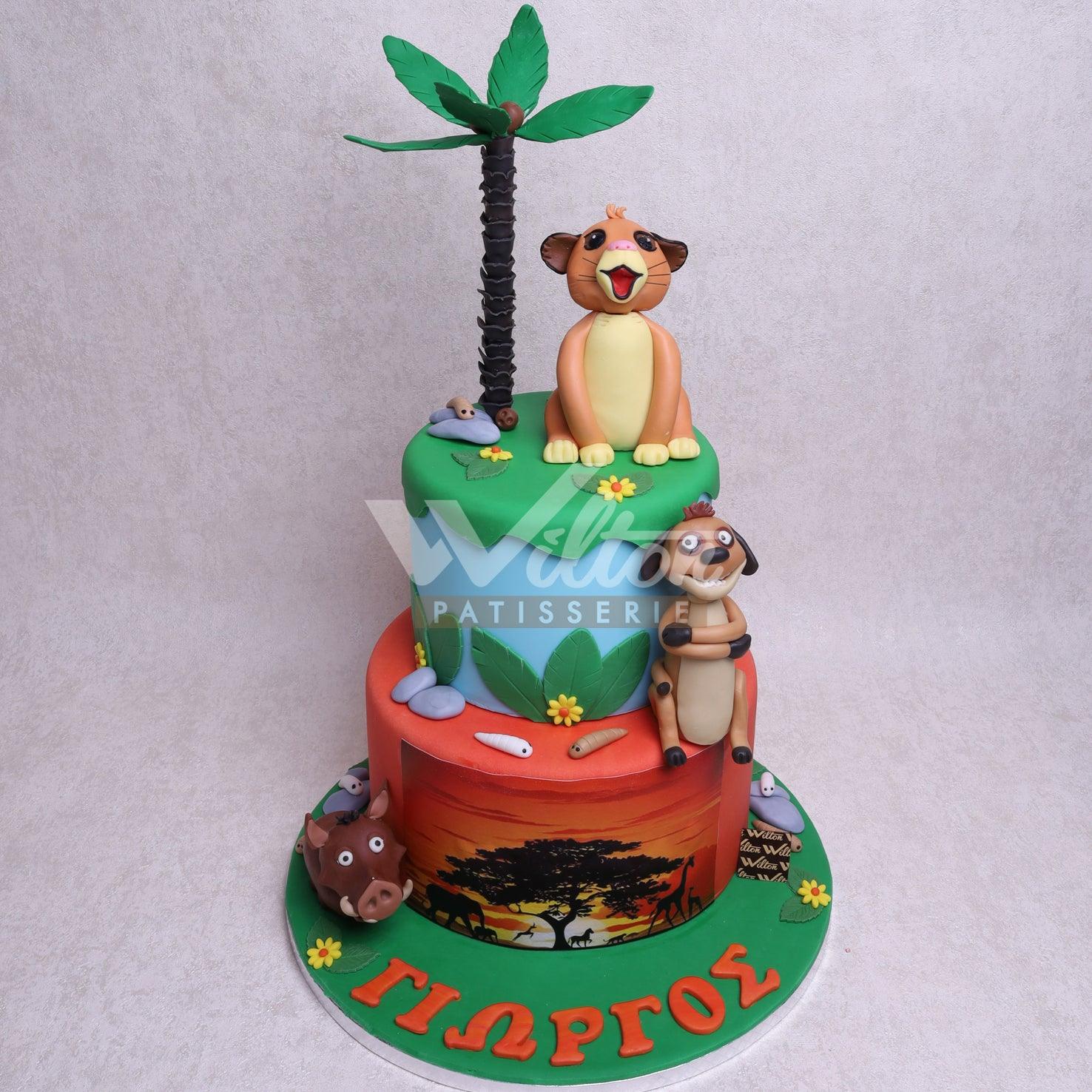 V.21.a LION KING - Christening Cake - WILTON PATISSERIE