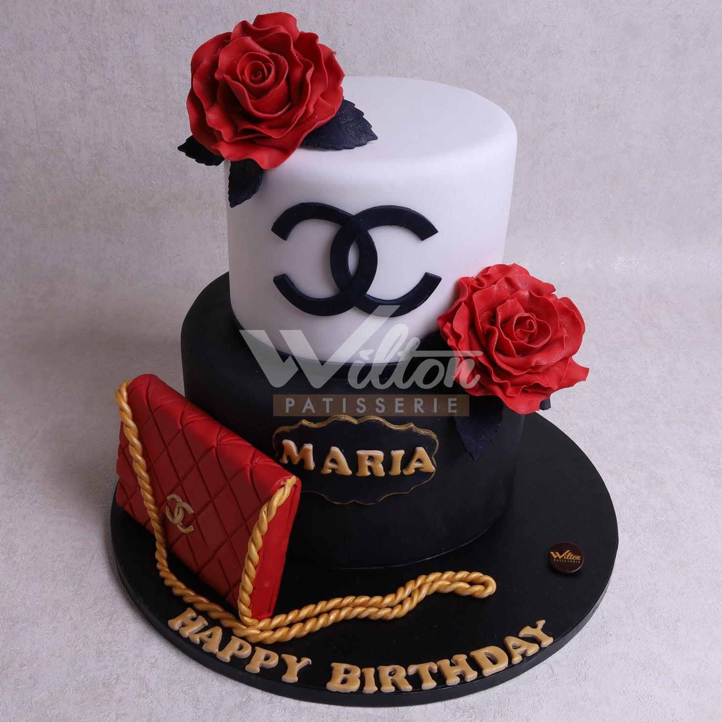 W1.a CHANEL - Women Birthday Cakes - WILTON PATISSERIE