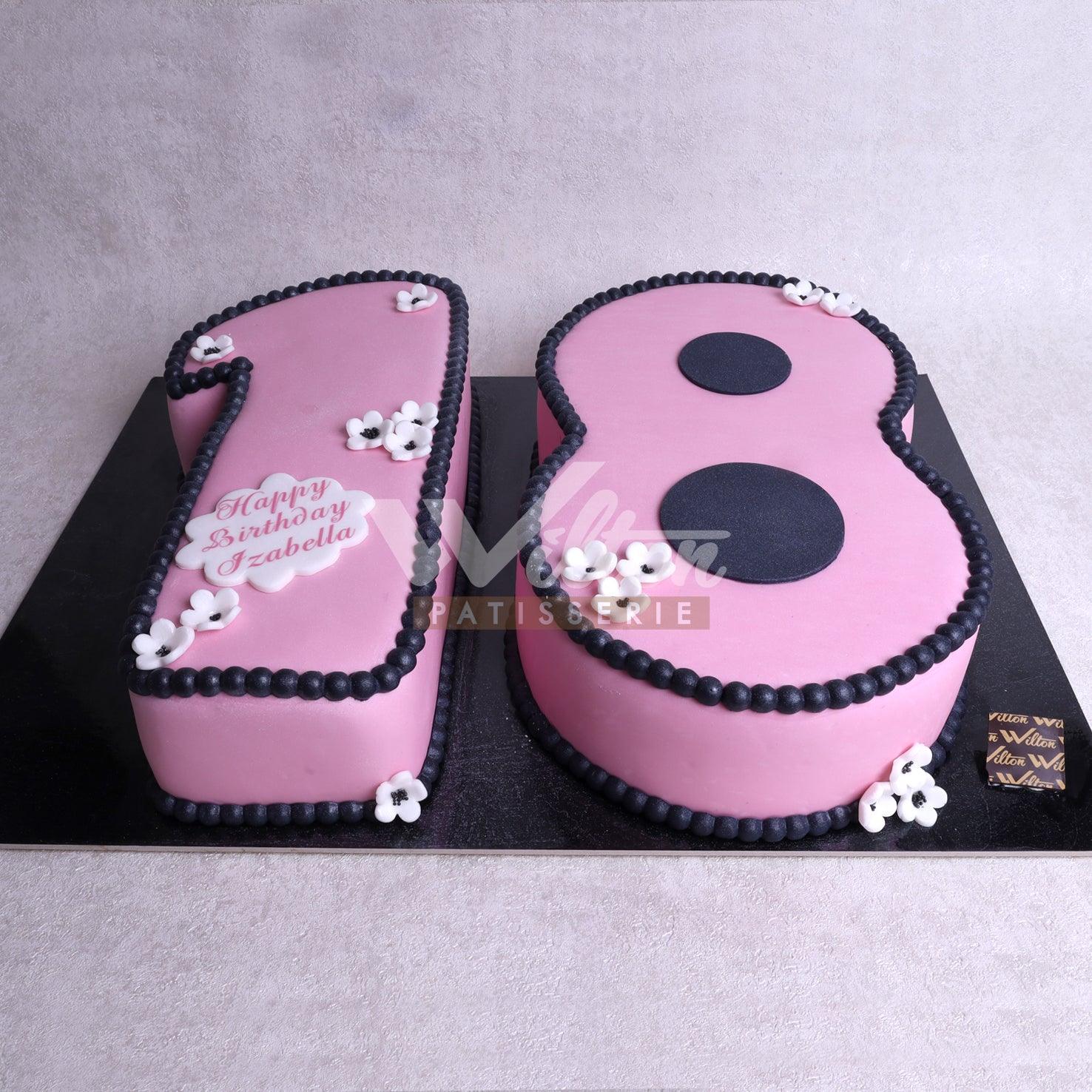W21.a NUMBER - Women Birthday Cakes - WILTON PATISSERIE