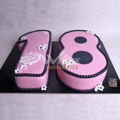 W21.a NUMBER - Women Birthday Cakes - WILTON PATISSERIE