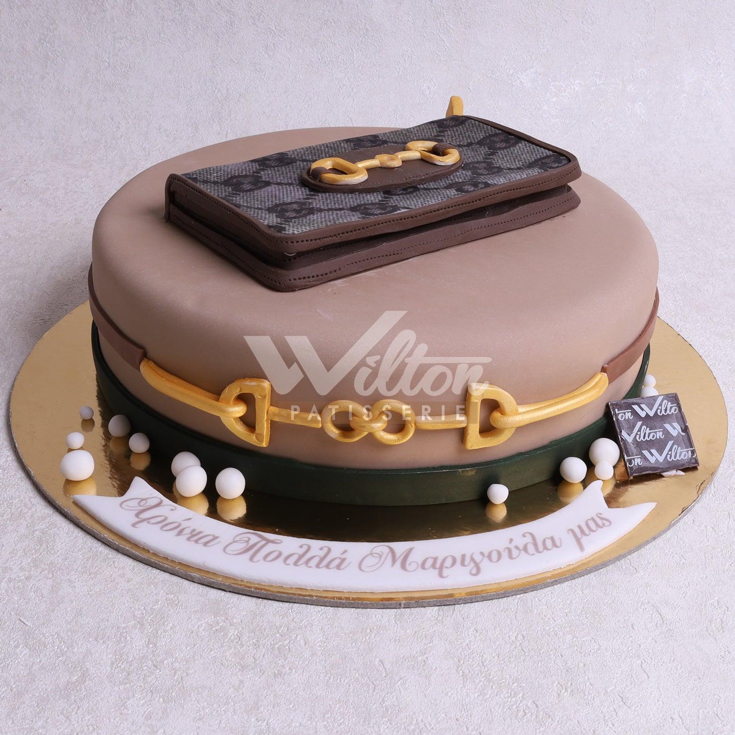 W3.a GUCCI - Women Birthday Cakes - WILTON PATISSERIE