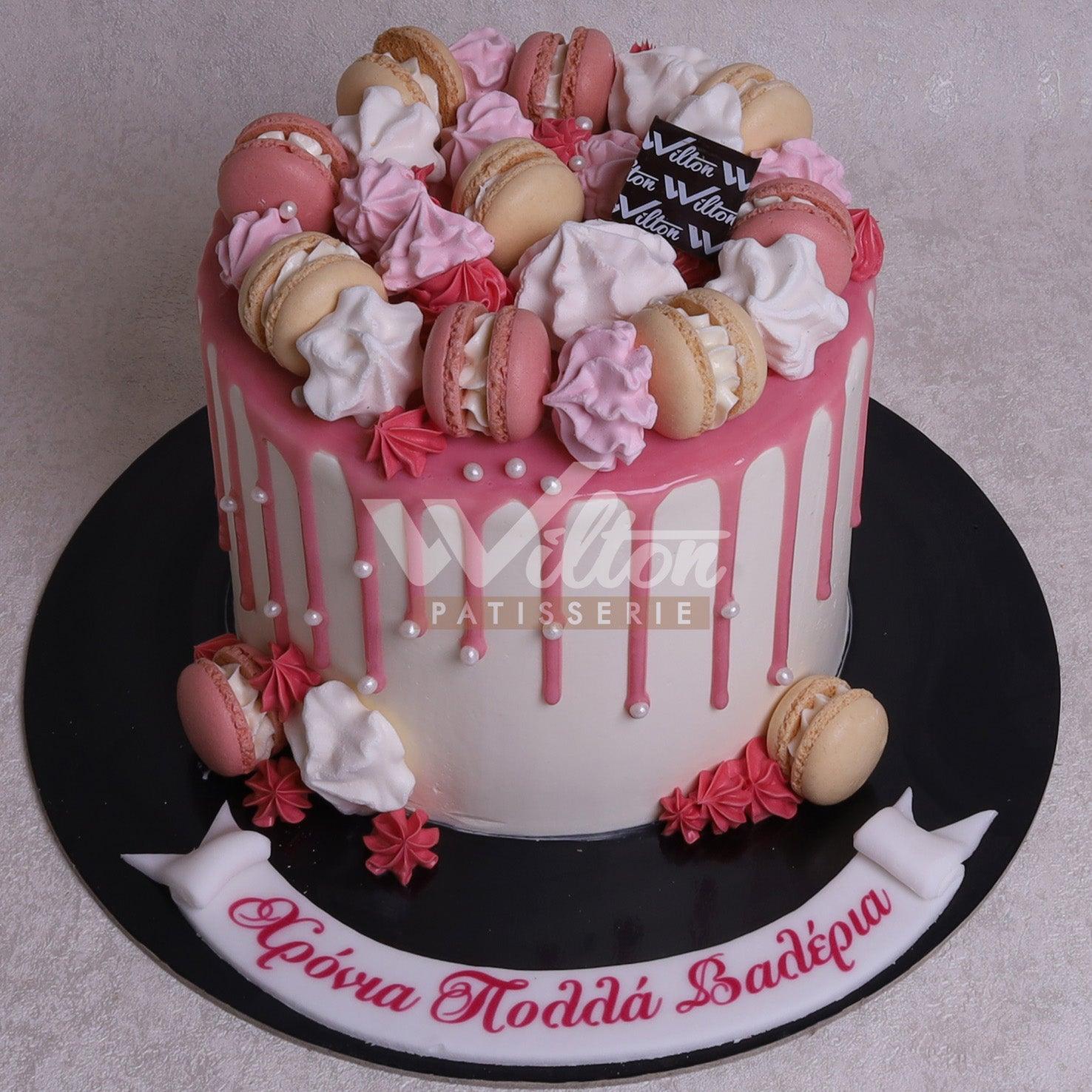 W5.4 MACARONS - Women Birthday Cakes - WILTON PATISSERIE