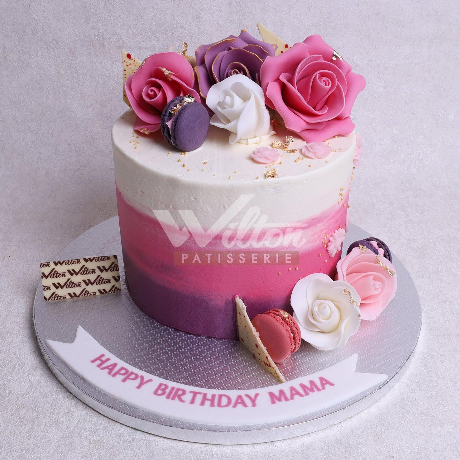 W6.12 FLOWERS - Women Birthday Cakes - WILTON PATISSERIE