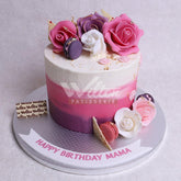W6.12 FLOWERS - Women Birthday Cakes - WILTON PATISSERIE
