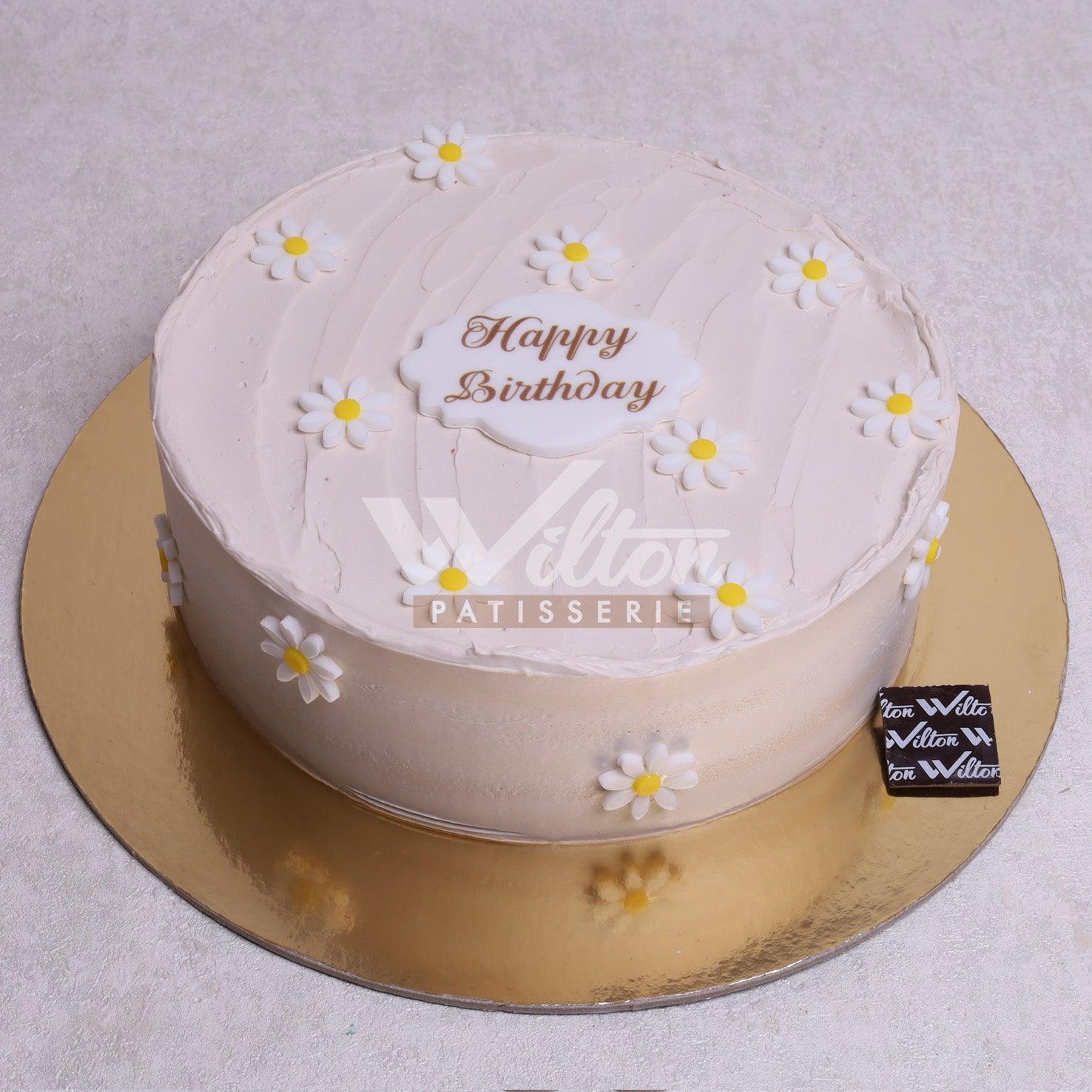 W6.22 FLOWERS - Women Birthday Cakes - WILTON PATISSERIE
