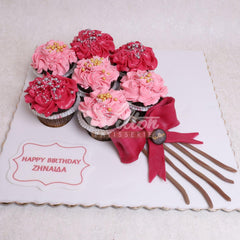 W6.24 BOUGUET - Women Birthday Cakes - WILTON PATISSERIE