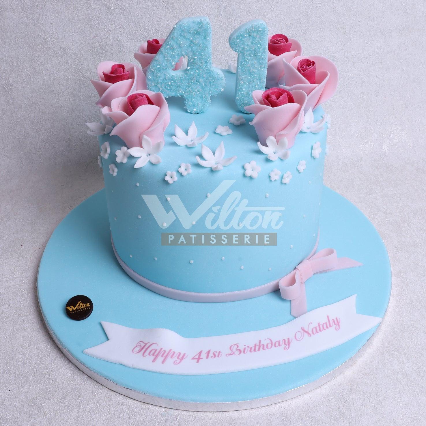 W6.3 FLOWERS - Women Birthday Cakes - WILTON PATISSERIE