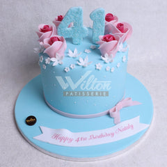 W6.3 FLOWERS - Women Birthday Cakes - WILTON PATISSERIE