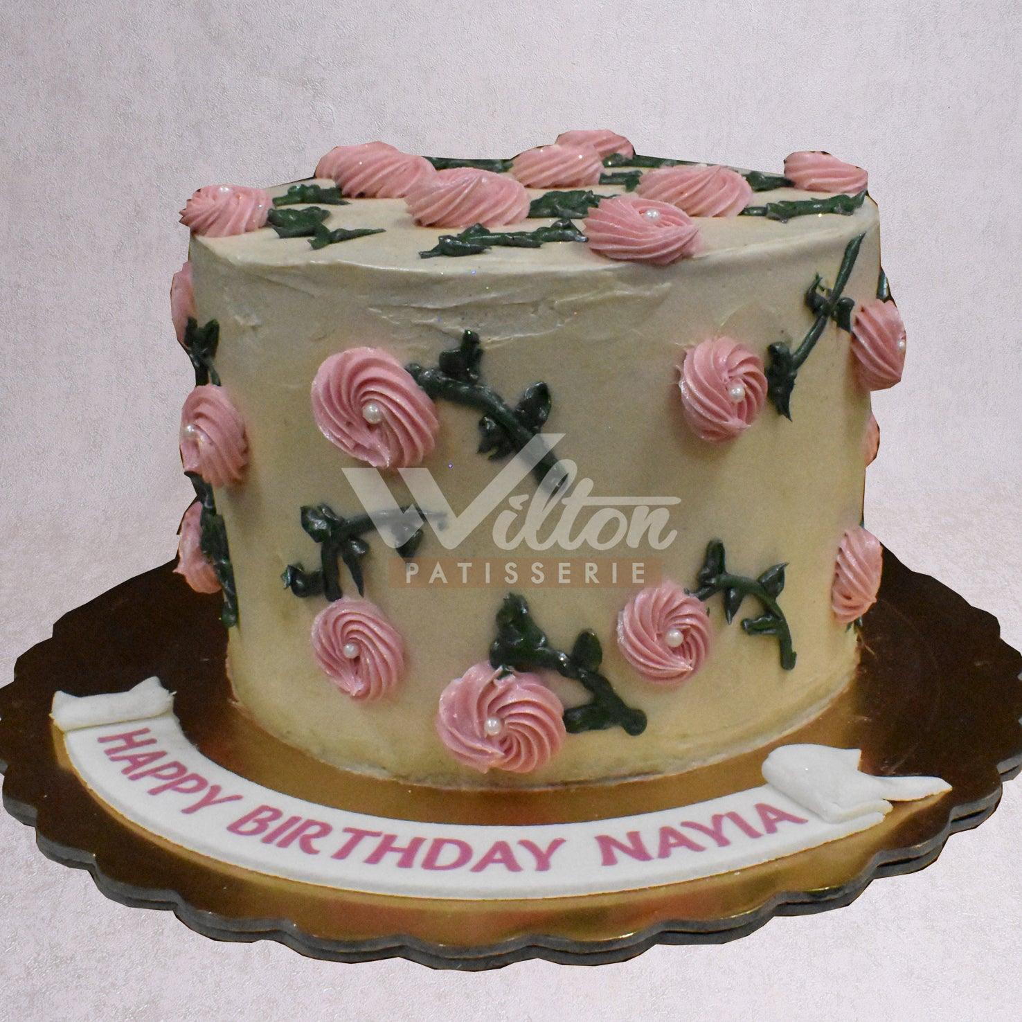 W6.8 FLOWERS - Women Birthday Cakes - WILTON PATISSERIE