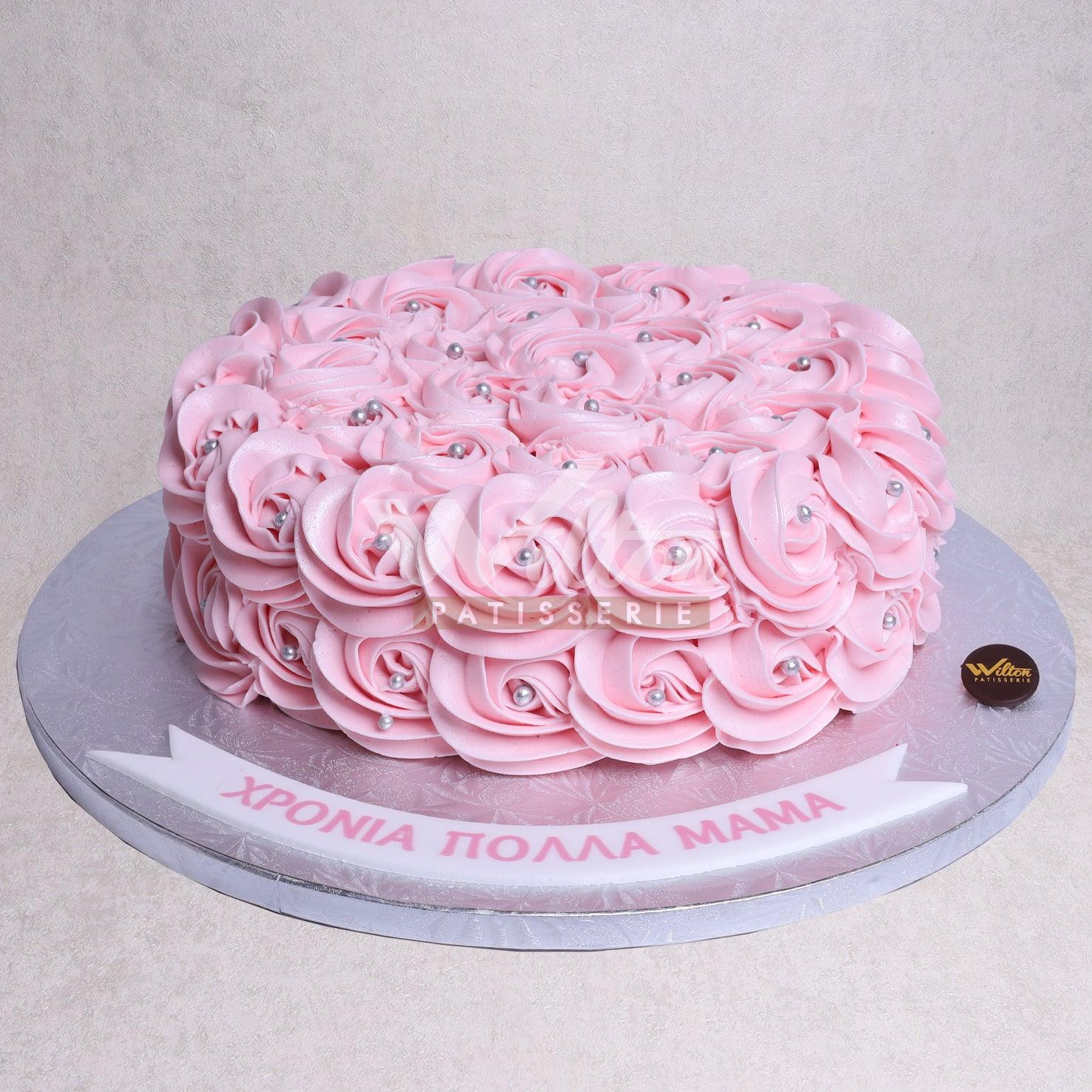 W9.o ROSETTE - Women Birthday Cakes - WILTON PATISSERIE