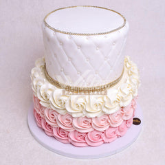 WE1.a ROSETTE - Wedding Cakes - WILTON PATISSERIE