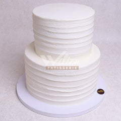 WE10.a WHITE SIMPLE - Wedding Cakes - WILTON PATISSERIE