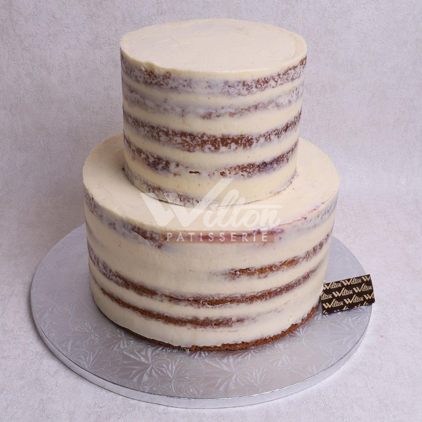 WE11.a NAKED ONLY CAKE - Wedding Cakes - WILTON PATISSERIE