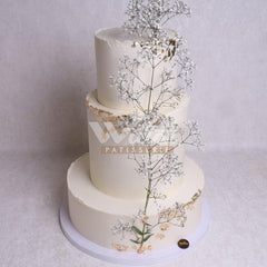 WE7.a GOLD LEAVES - Wedding Cakes - WILTON PATISSERIE