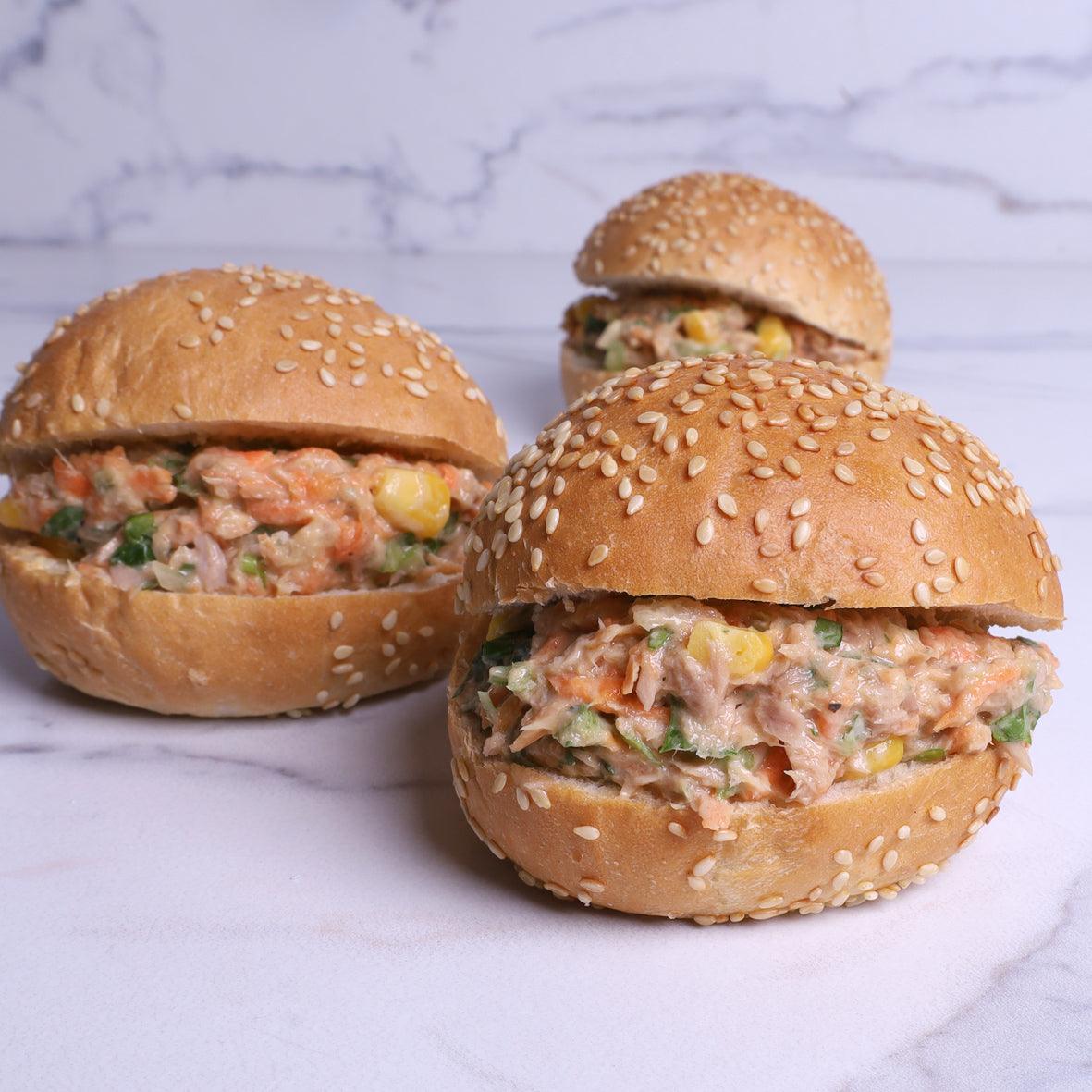 Tuna Sandwich in Round Bun - Sandwich - WILTON PATISSERIE