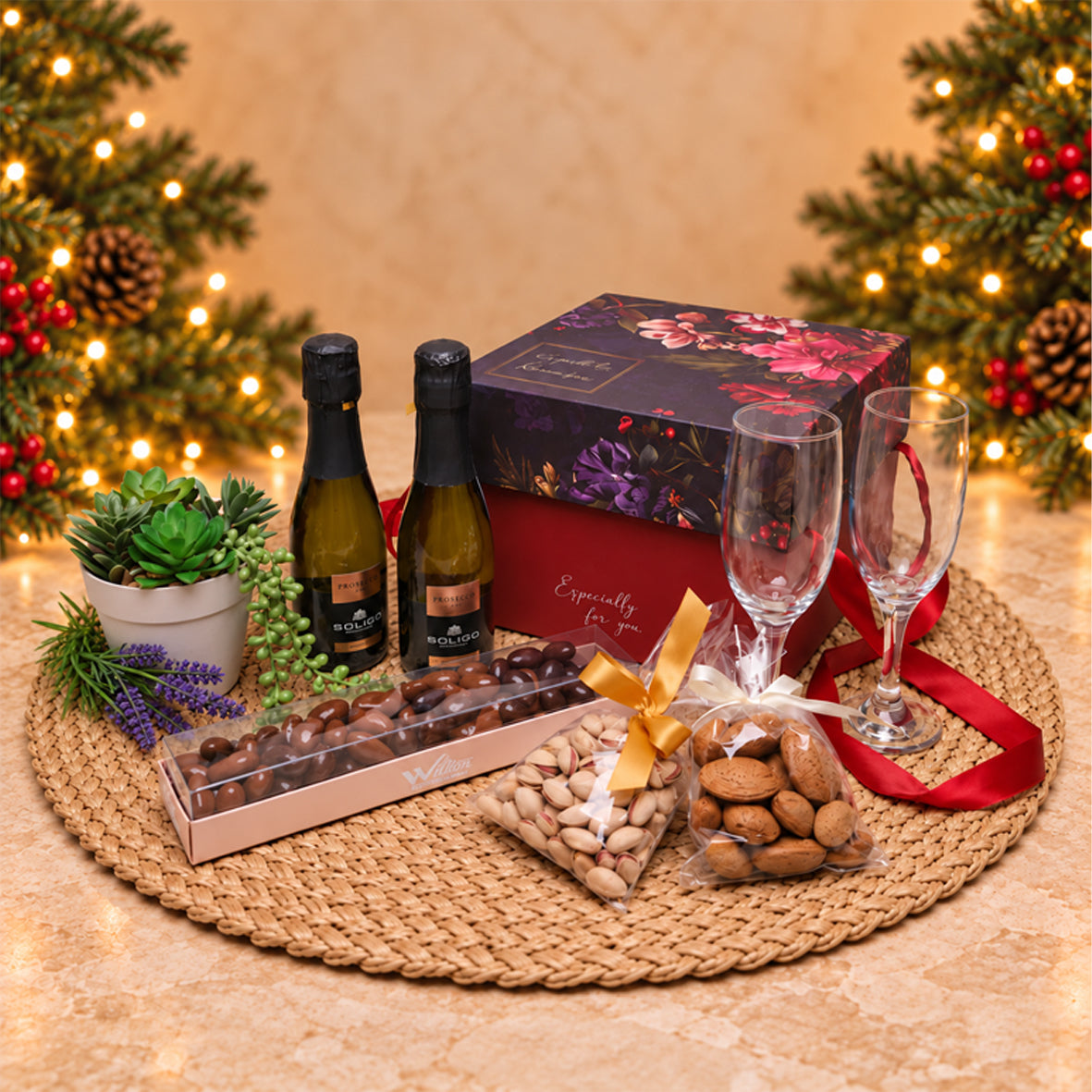Golden Celebration Box - Gift Boxes - WILTON PATISSERIE