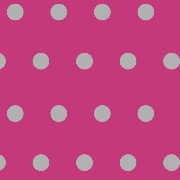 Fuxia Silver Dots 62 (Dots Mat) - WILTON PATISSERIE