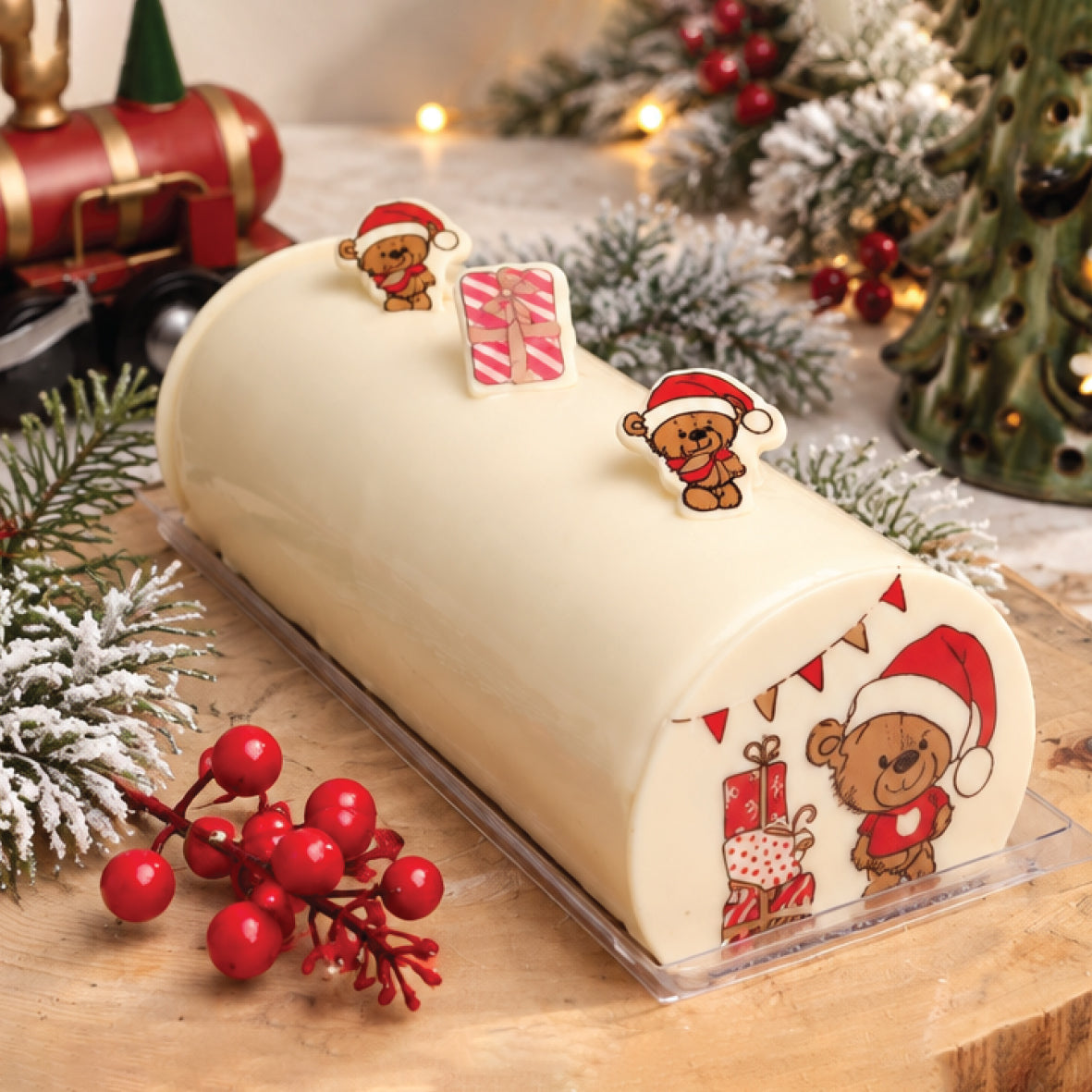 CHRISTMAS STRAWBERRY BRANCH - WILTON PATISSERIE