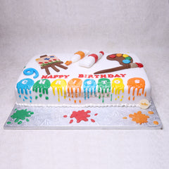 D.64.d PAINTING - Children Birthday Cakes - WILTON PATISSERIE