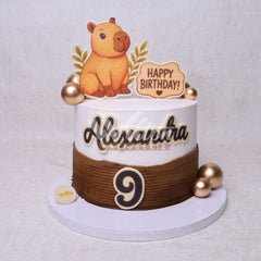 D.89.a CAPYBARA - Children Birthday Cakes