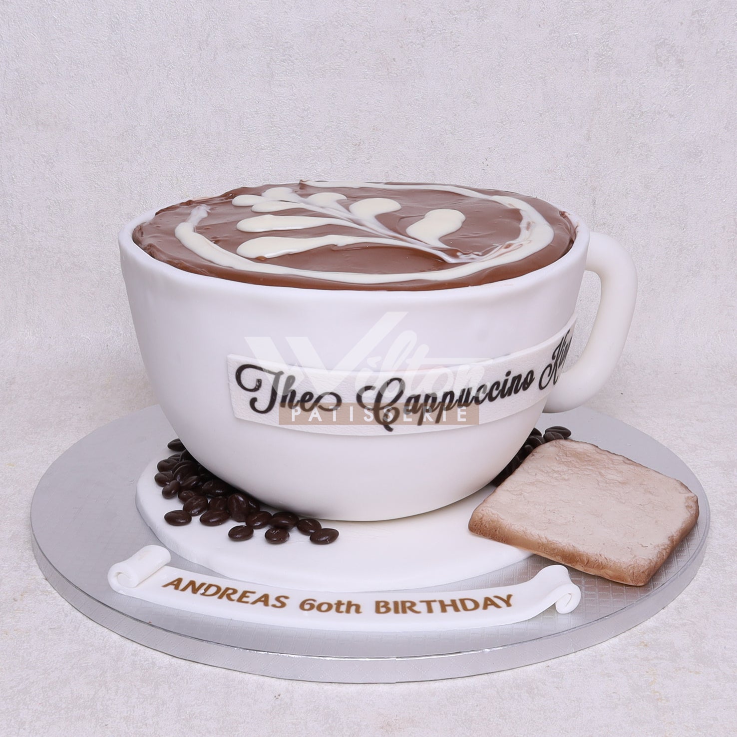 DD.74.a CAPPUCCINO - Adult Birthday Cake - WILTON PATISSERIE