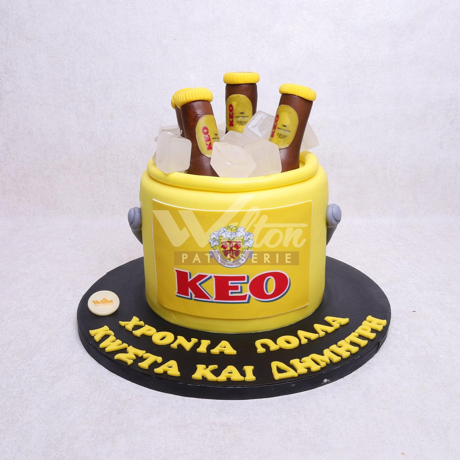M.4.d KEO BEER - Men Birthday Cakes - WILTON PATISSERIE