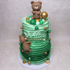 V.12.a TEDDIES - Christening Cake - WILTON PATISSERIE
