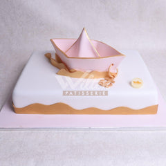 V.3.c BOAT - Christening Cake - WILTON PATISSERIE