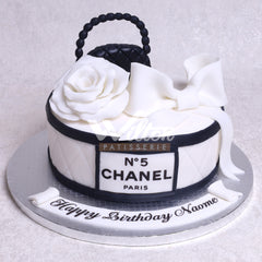 W1.b CHANEL - Women Birthday Cakes - WILTON PATISSERIE