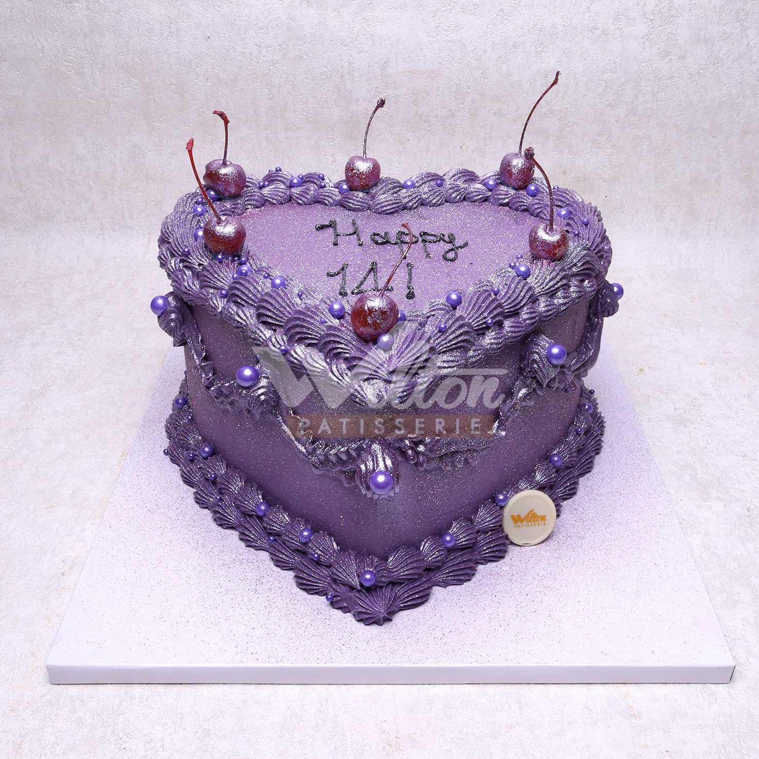 W36.f HEART - Women Birthday Cakes - WILTON PATISSERIE