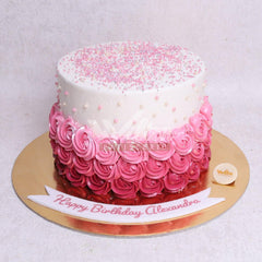 W9.q ROSETTE - Women Birthday Cakes - WILTON PATISSERIE