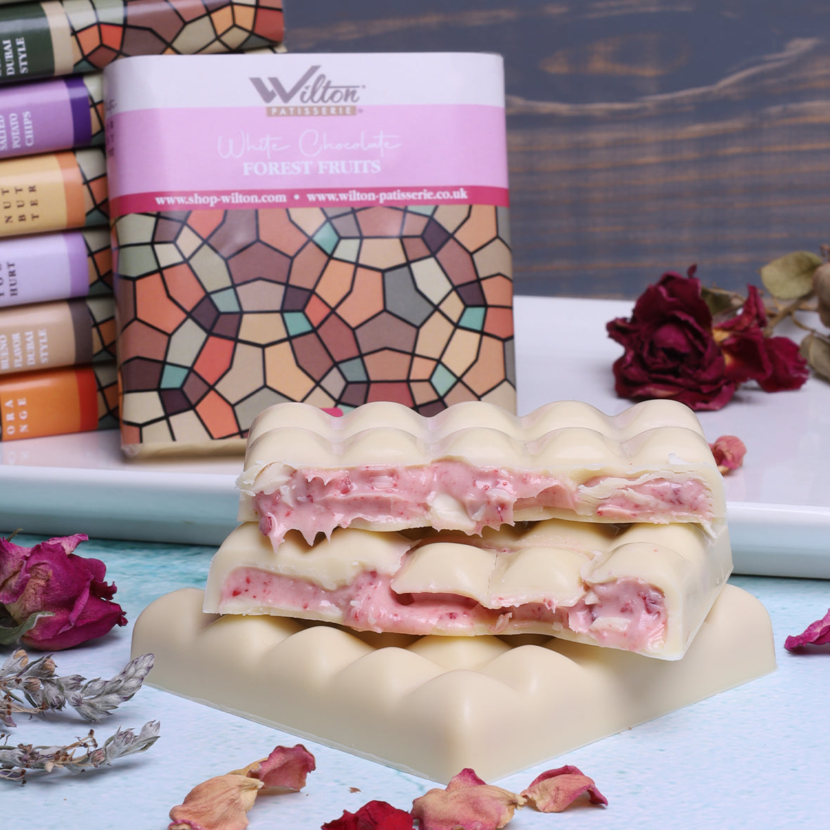 White Chocolate Forest Fruits 85g - WILTON PATISSERIE