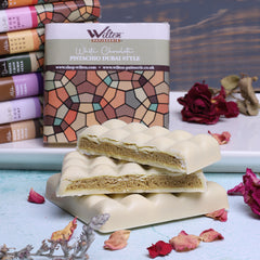 White Chocolate Pistachio Dubai Style 85g - WILTON PATISSERIE
