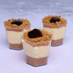 Lemon Cheesecake (in a cup) - Coctail Sweets