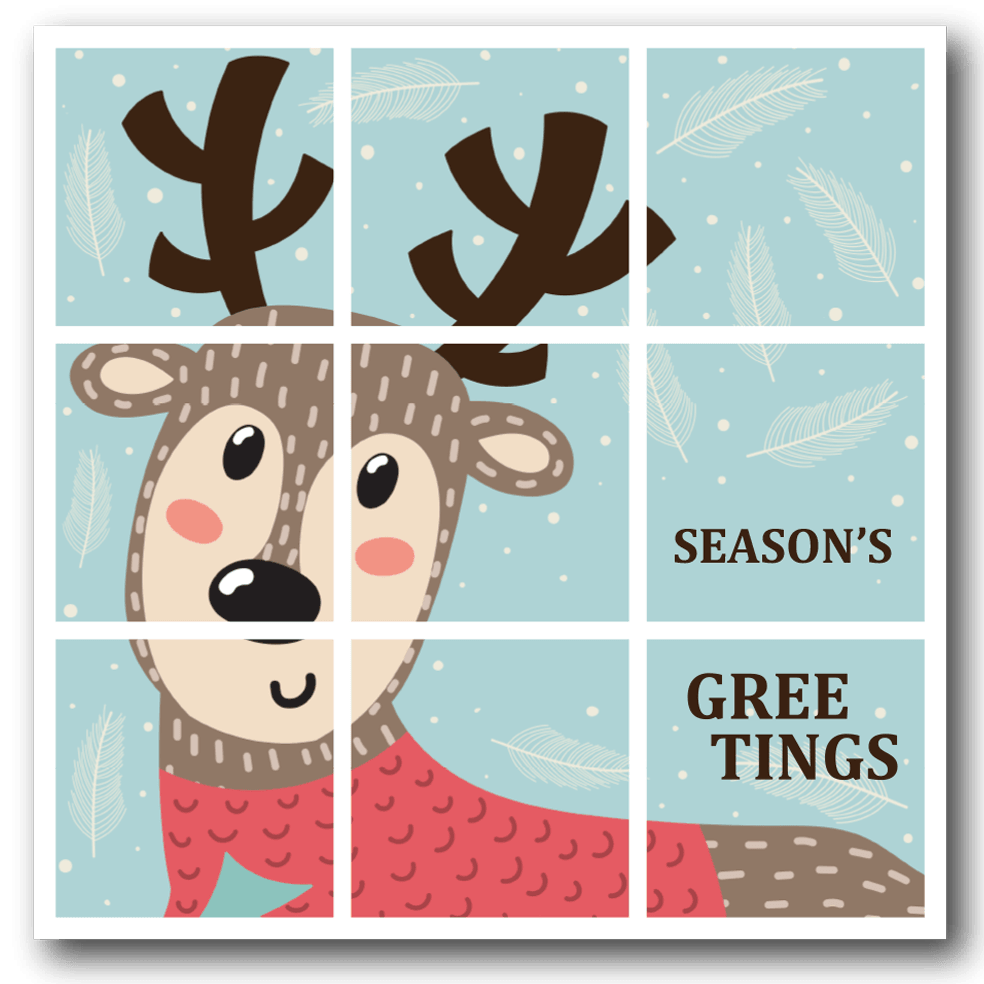 PUZZLE COOKIES BOX - WILTON PATISSERIE