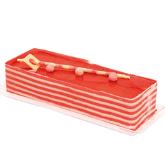Vanilla Strawberry Mousse Log - WILTON PATISSERIE