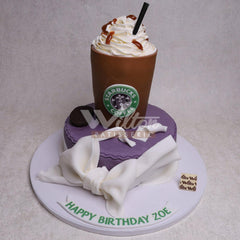 DD.25.a STARBUCKS - Adult Birthday Cake - WILTON PATISSERIE