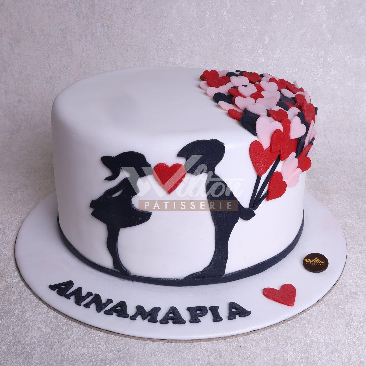 DD.44.a COUPLE - Adult Birthday Cake - WILTON PATISSERIE