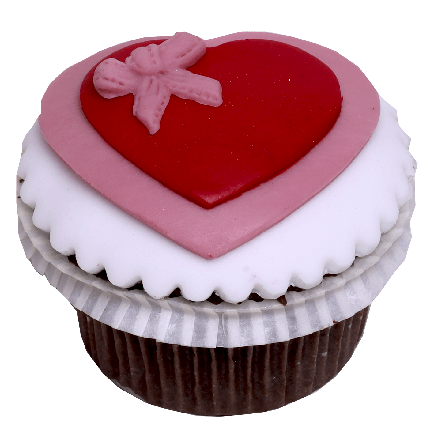 Cup Cake With Sugar Paste (Valentines) - WILTON PATISSERIE