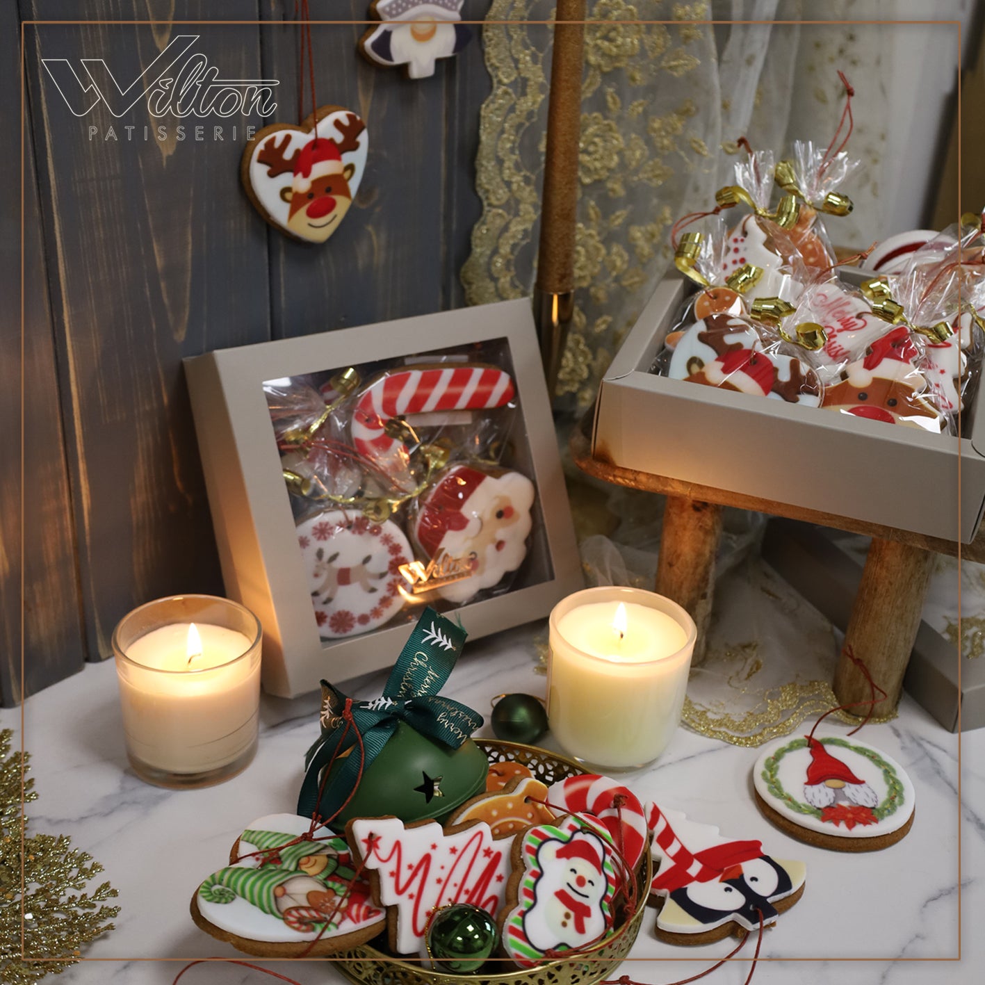 GINGERBREAD COOKIES BOX - WILTON PATISSERIE